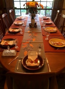 thanksgiving table