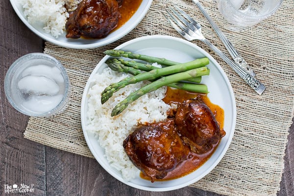Slow cooker apricot chicken