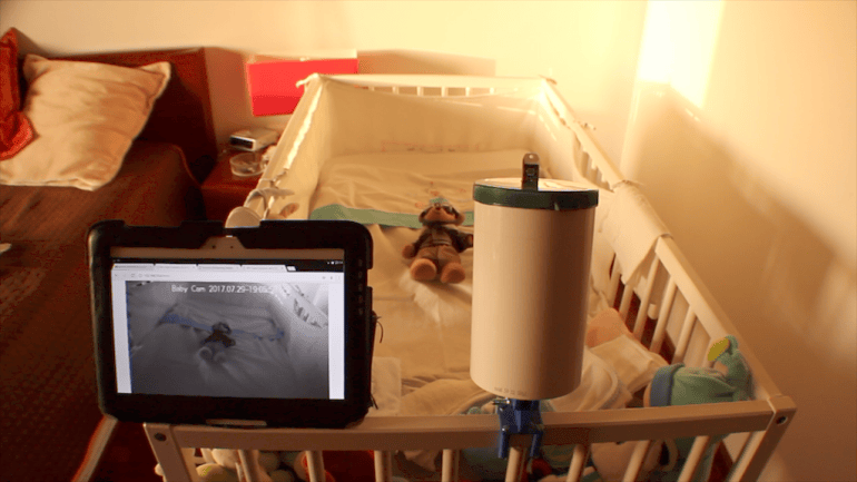 Baby Surveillance Pi with sound and temperature