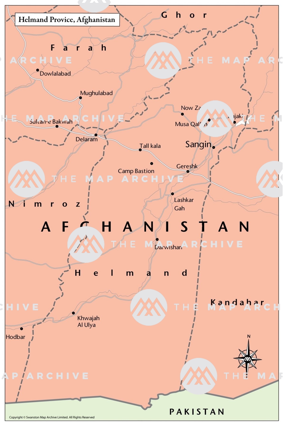 Helmand Province The Map Archive Ax01250 1200x1799 