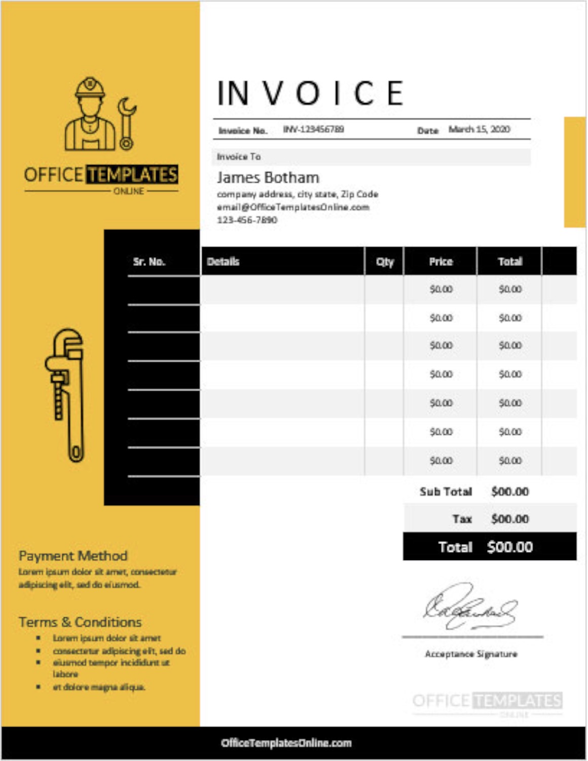 25 best invoice templates for word get paid quickly 2022 theme junkie