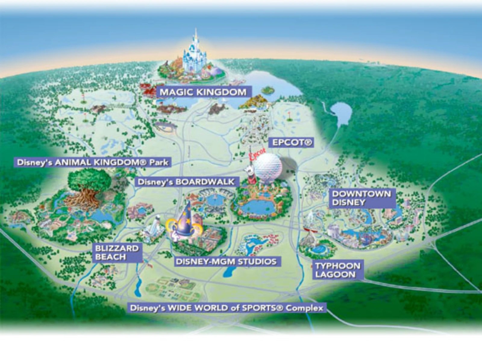 Walt Disney World Map 2026 PDF Printable Net Walt Disney World Map 2009.webp