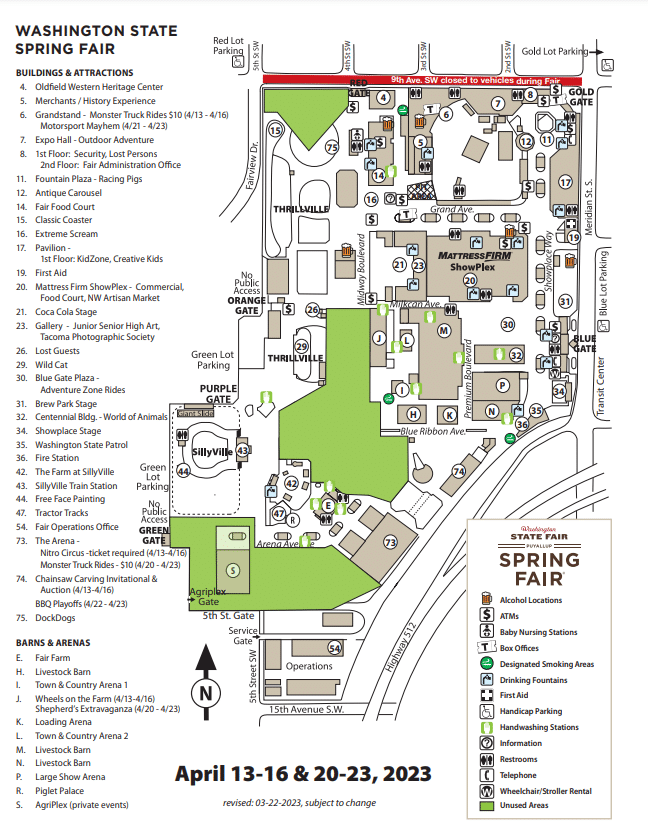 Old Washington State Fair Maps 2019 To 2024 Archive Washington State Fair Spring Fair Map 2023 