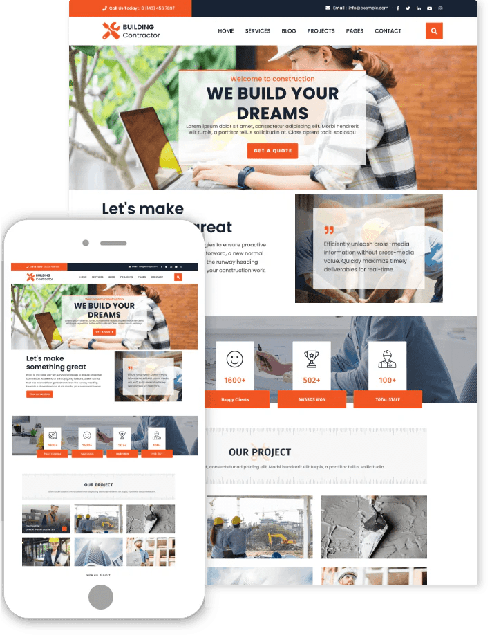 Constructor Wordpress Theme Build Your Construction Empire Themespride