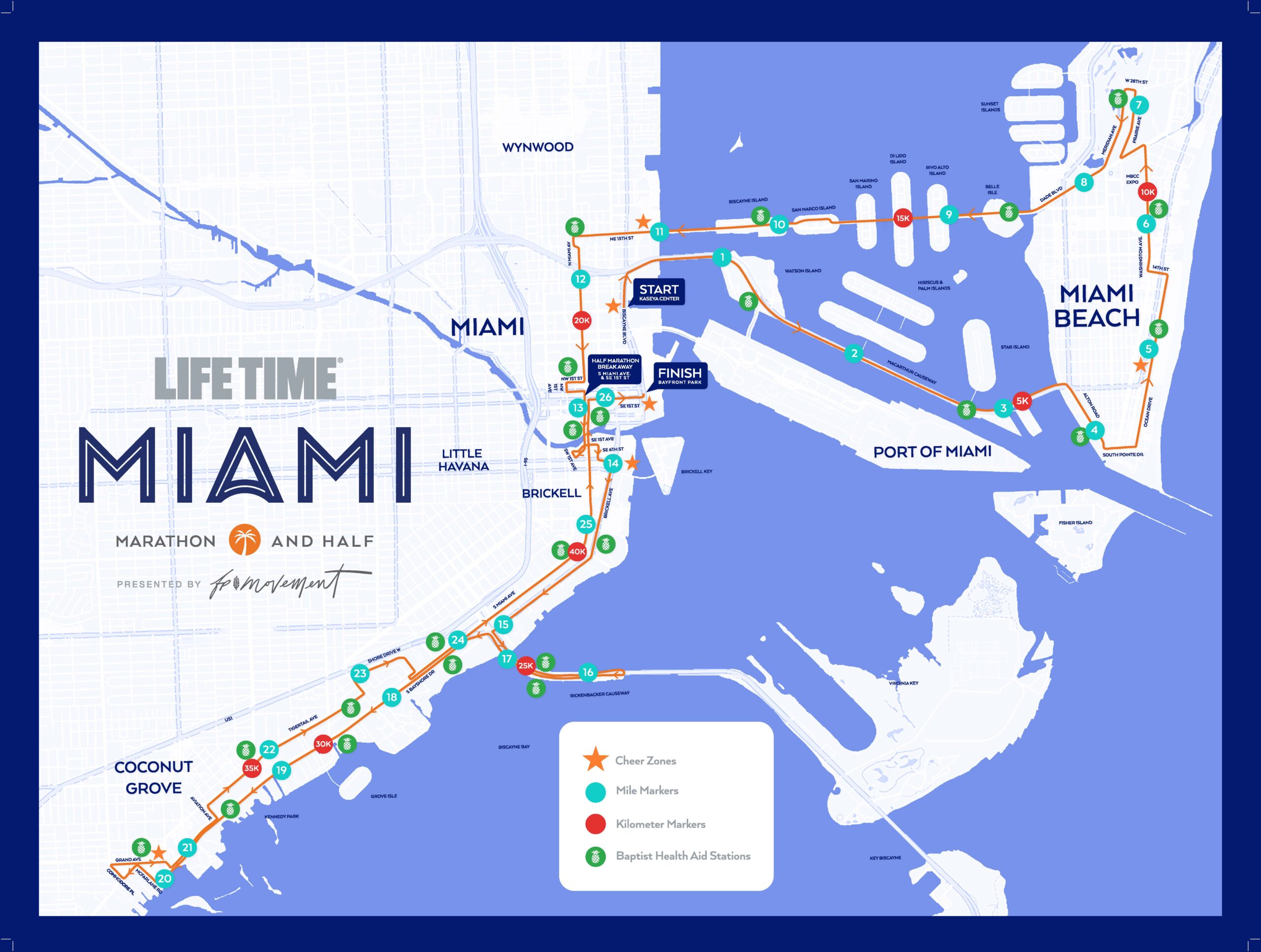 Marathon To Impact Causeway Traffic Sunday Morning Key Biscayne 2024 MARMIA Course Map PRESS Scaled 