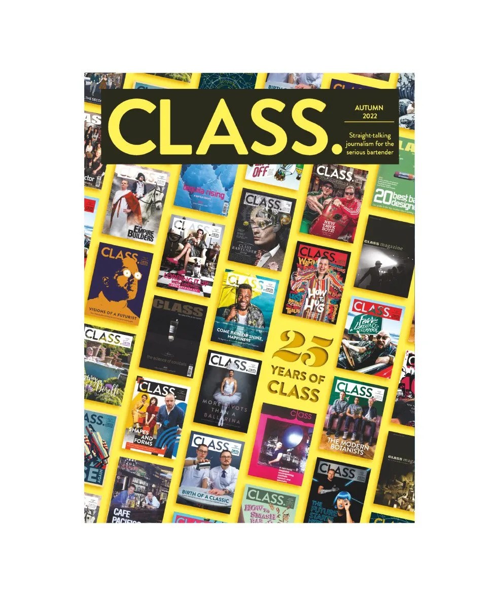 Class Magazine cover - bartending periodical