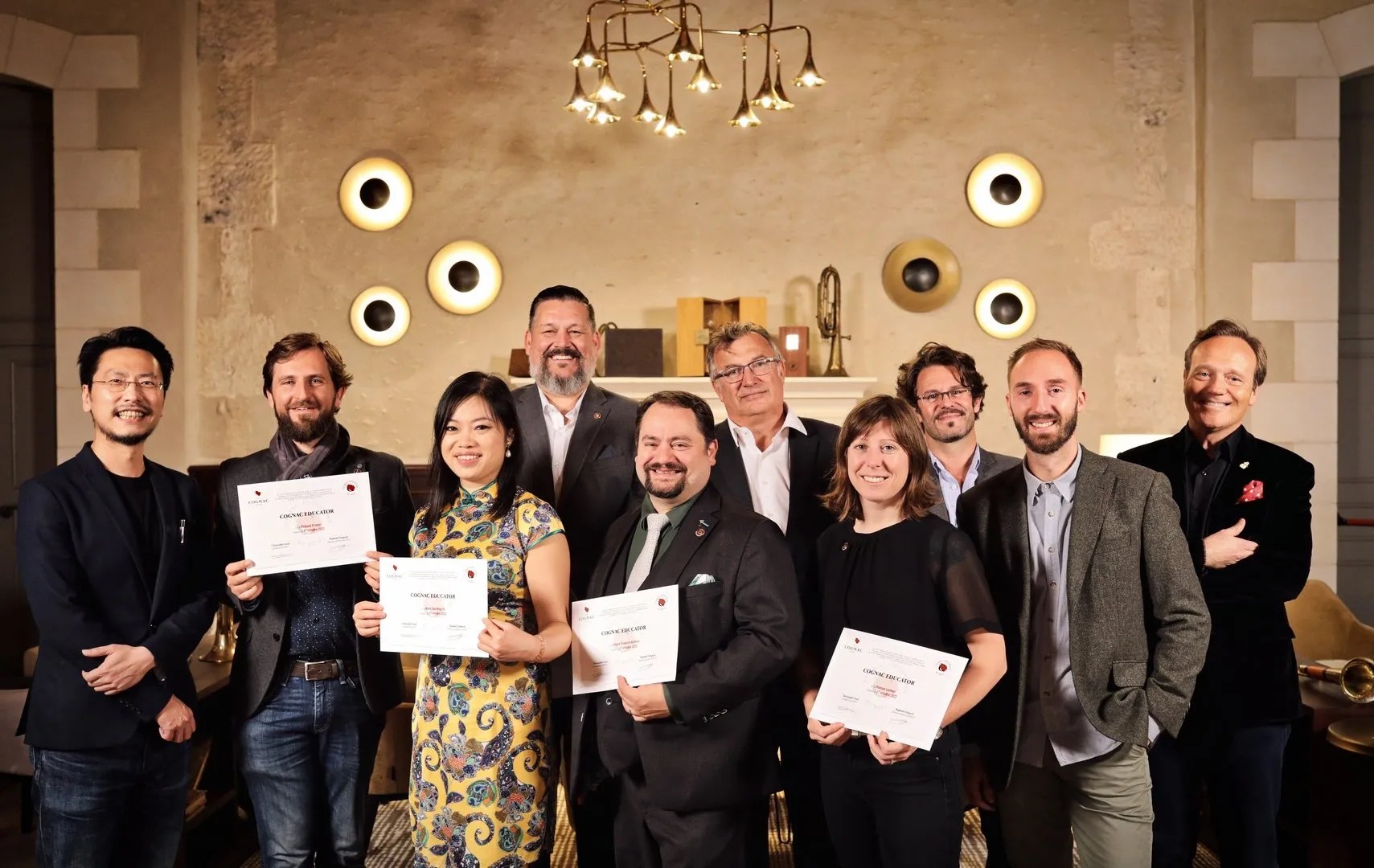 the graduates of the BNICs Cognac Educator course 2022
