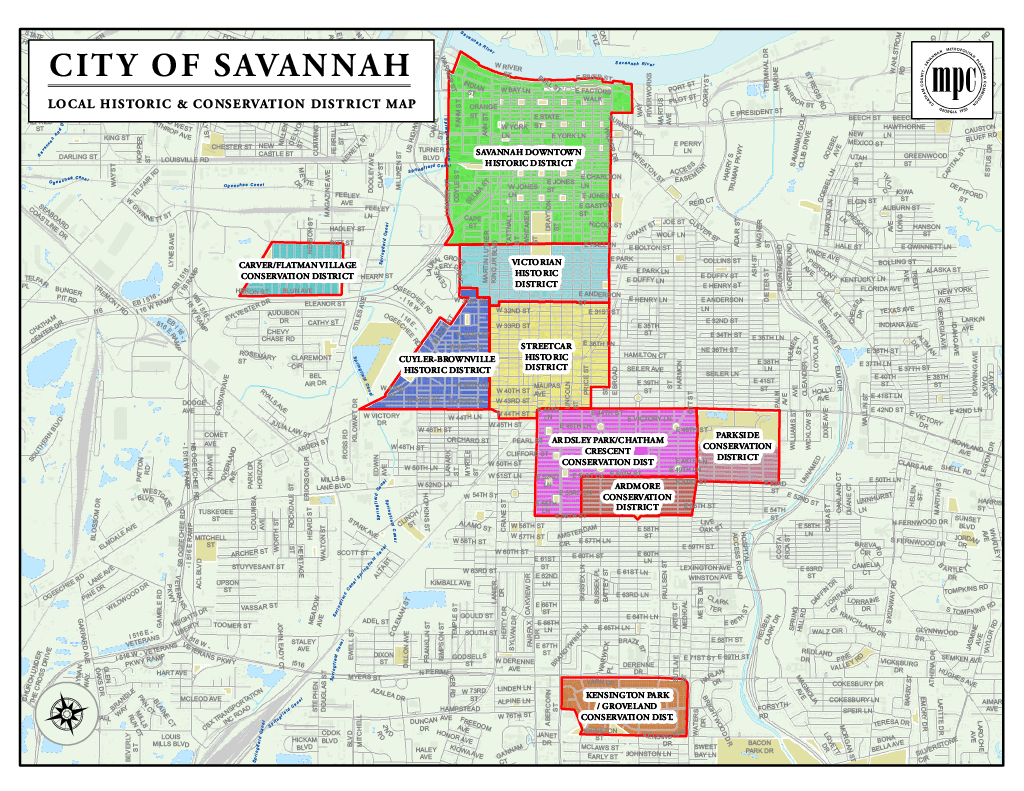 Local Historic Districts Map2025 
