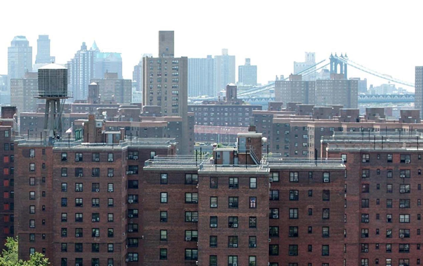One of New York’s high-rise housing projects.