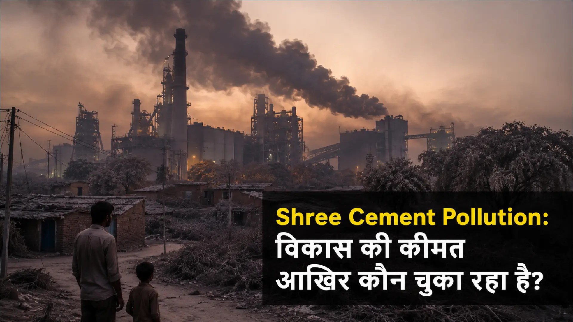 Shree Cement Pollution (Photo-AI)