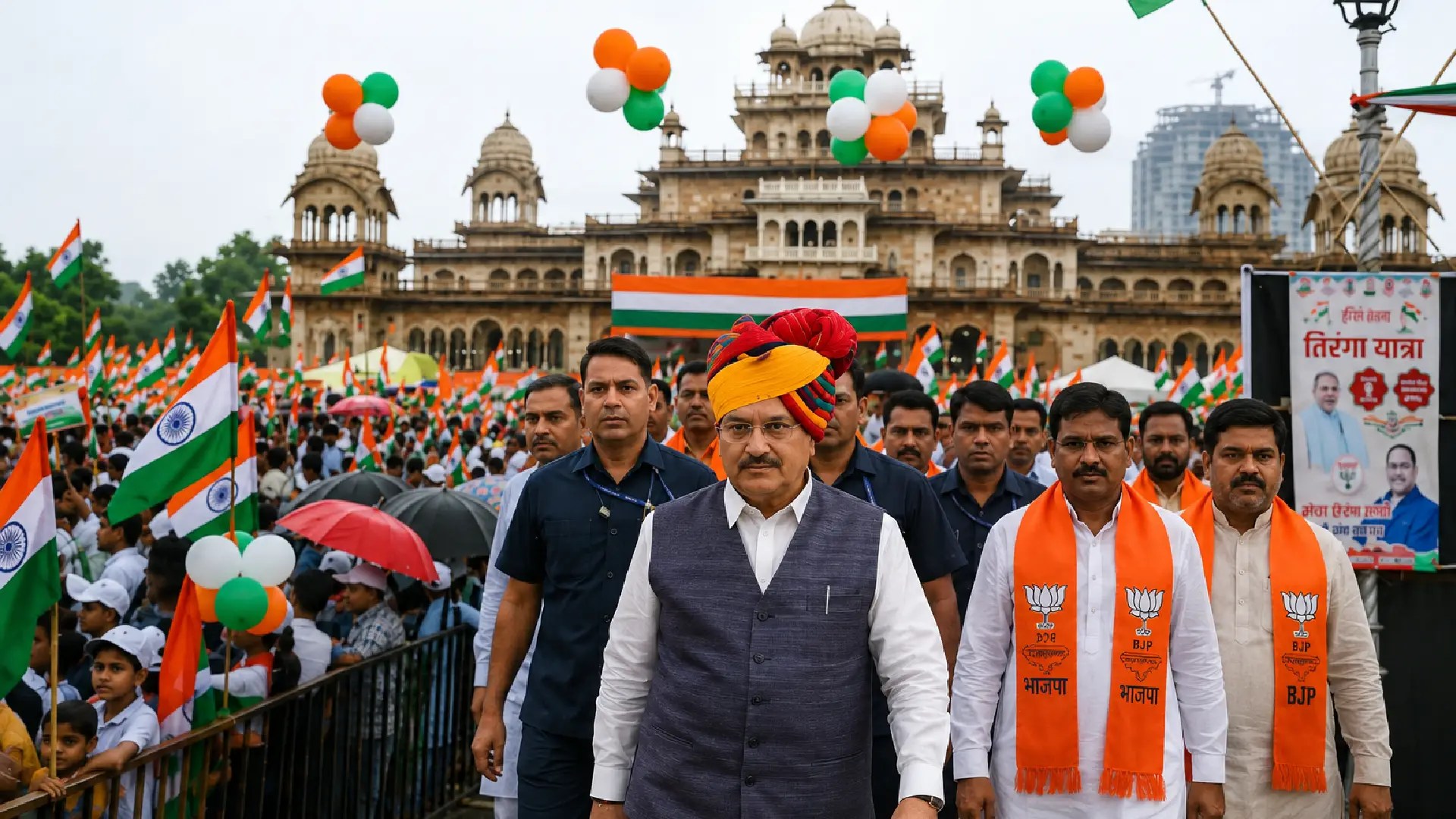 JP Nadda Jaipur Visit