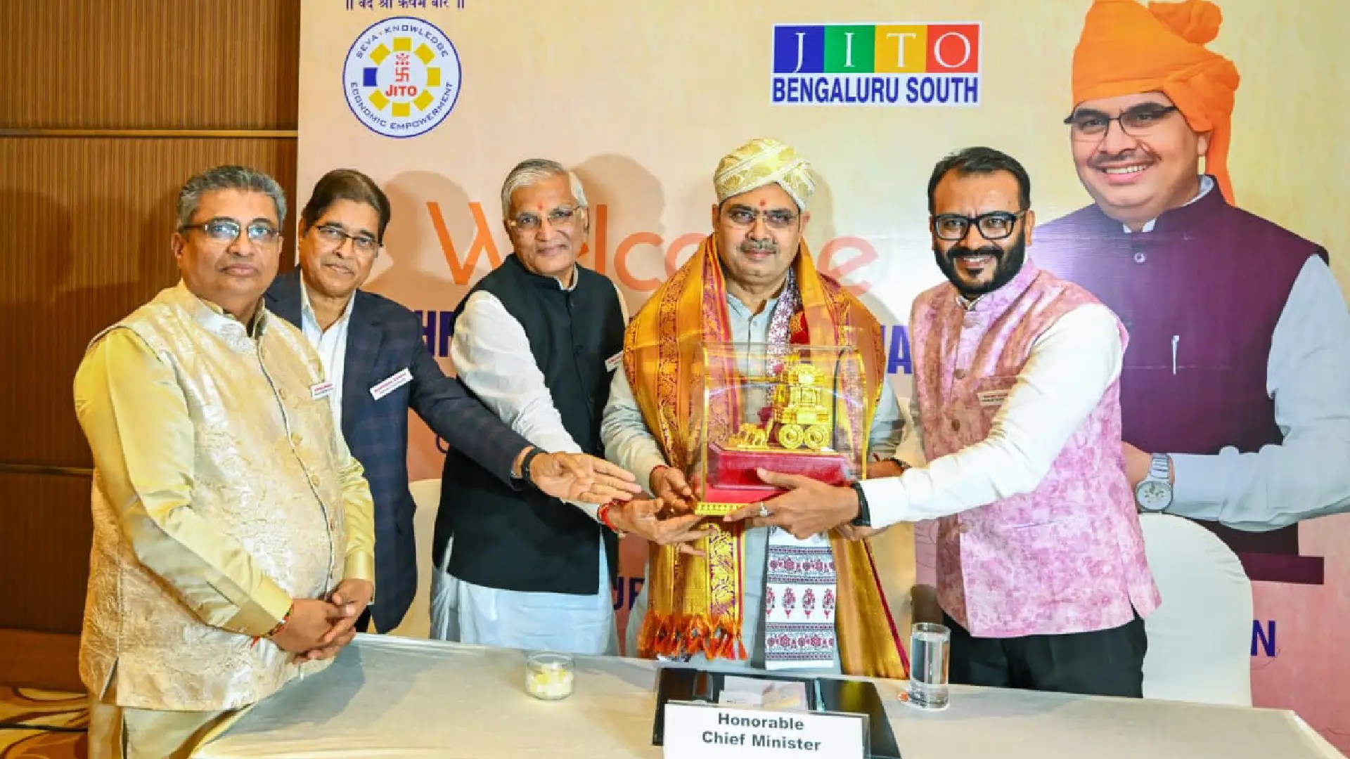 CM Bhajanlal Sharma Bengaluru Visit