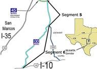 Texas Speed Limit May Be Lowered To Boost Toll Revenue Sh130map 