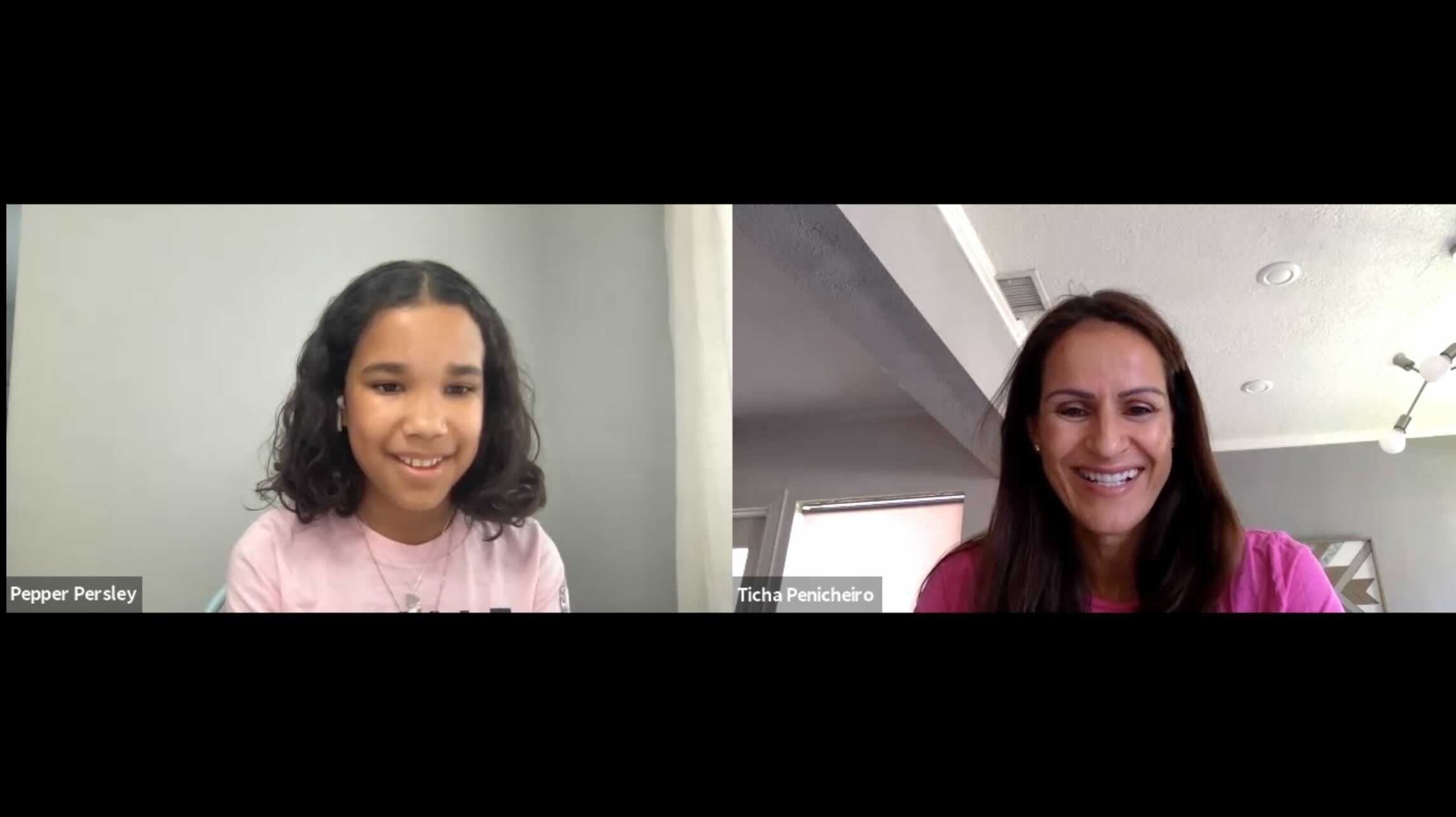 Pepper Persley and Ticha Penicheiro. (photo courtesy of Pepper Persley)
