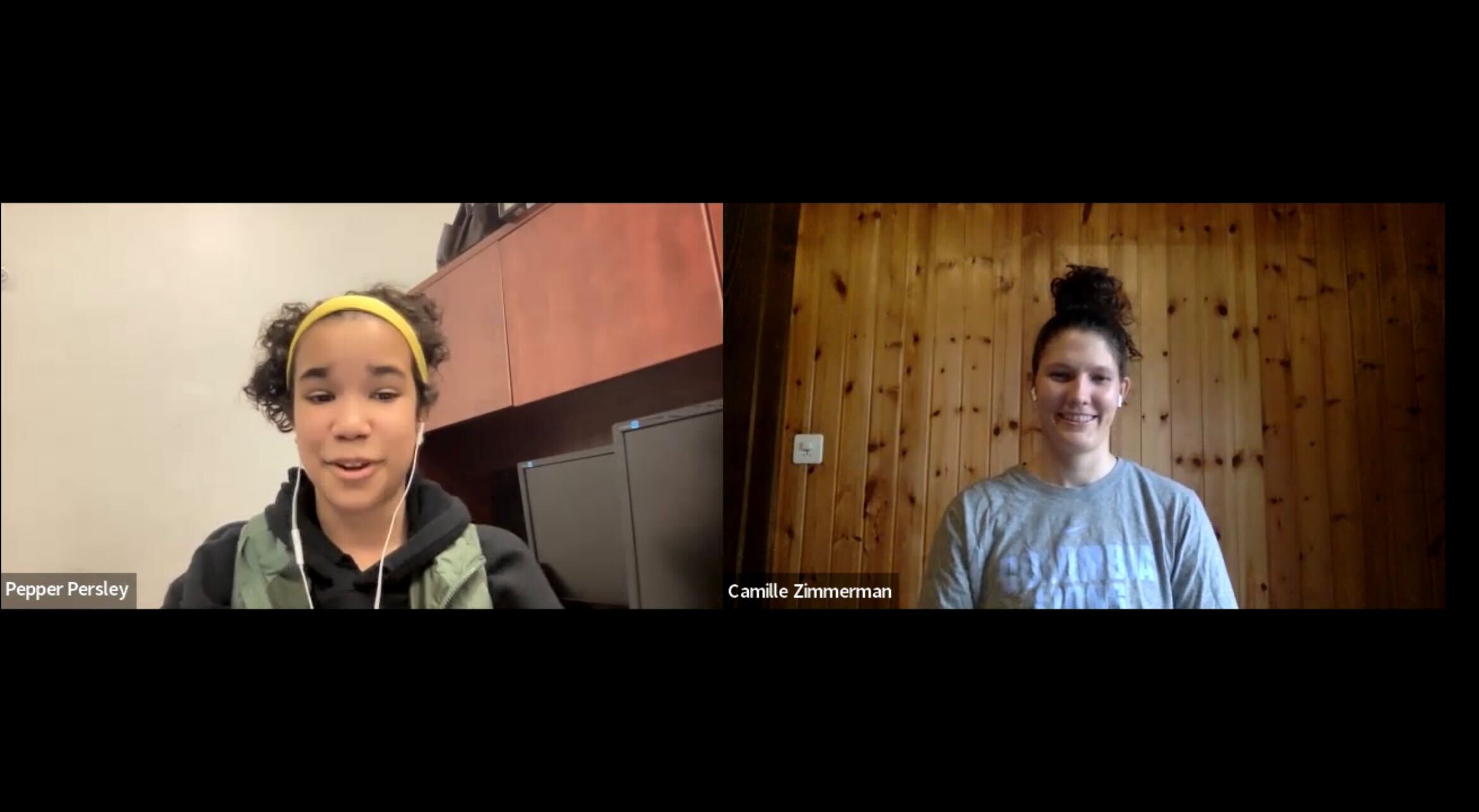 Pepper Persley and Camille Zimmerman (photo courtesy of Pepper Persley)