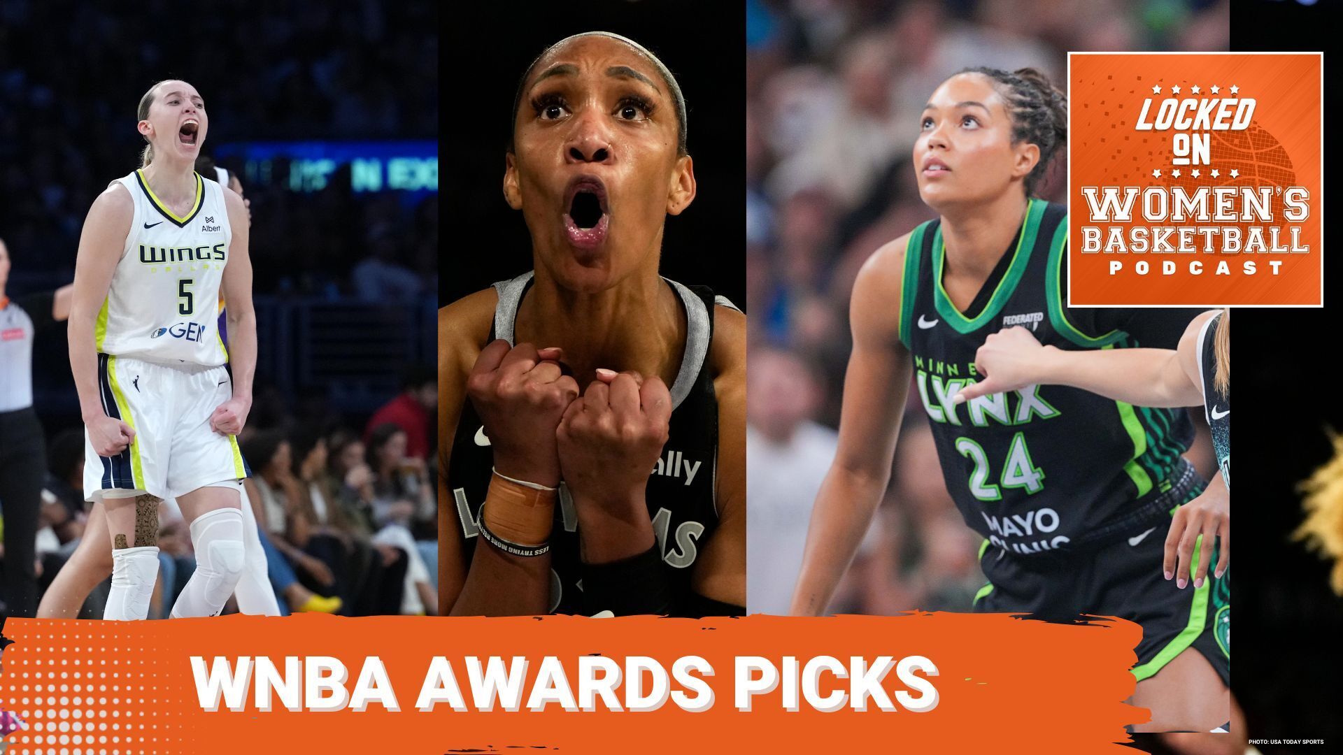 Photos of three players each focused and exclaiming in the middle of a basketball game