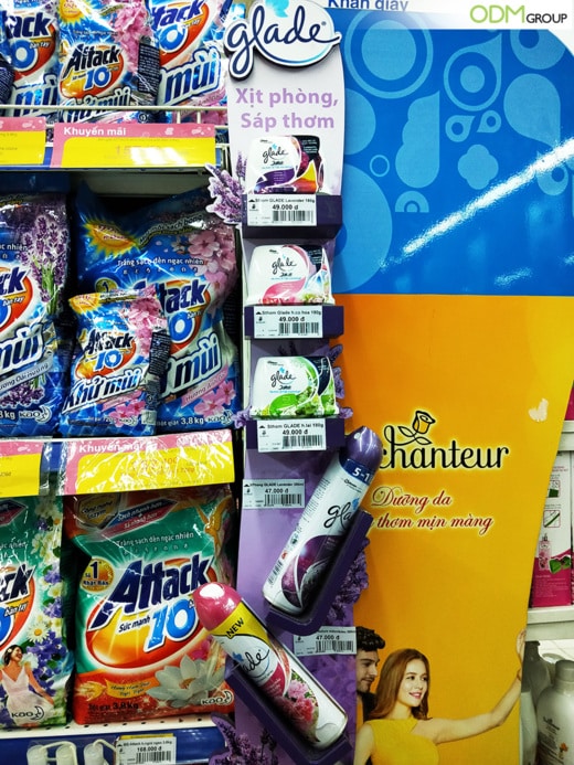 Mounted Display Rack by Glade - Cheap yet Effective