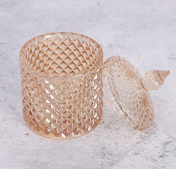 Multipurpose Diamond Pattern Jar | The Other Aesthetic