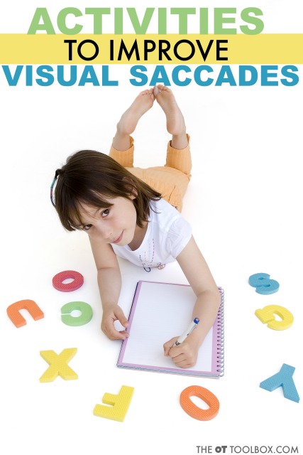 fun activities to improve visual saccades the ot toolbox