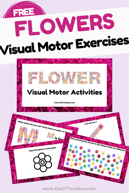 flower visual motor therapy slide deck the ot toolbox