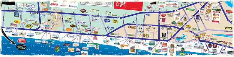 Map To Panama City Beach Florida Shortcut 