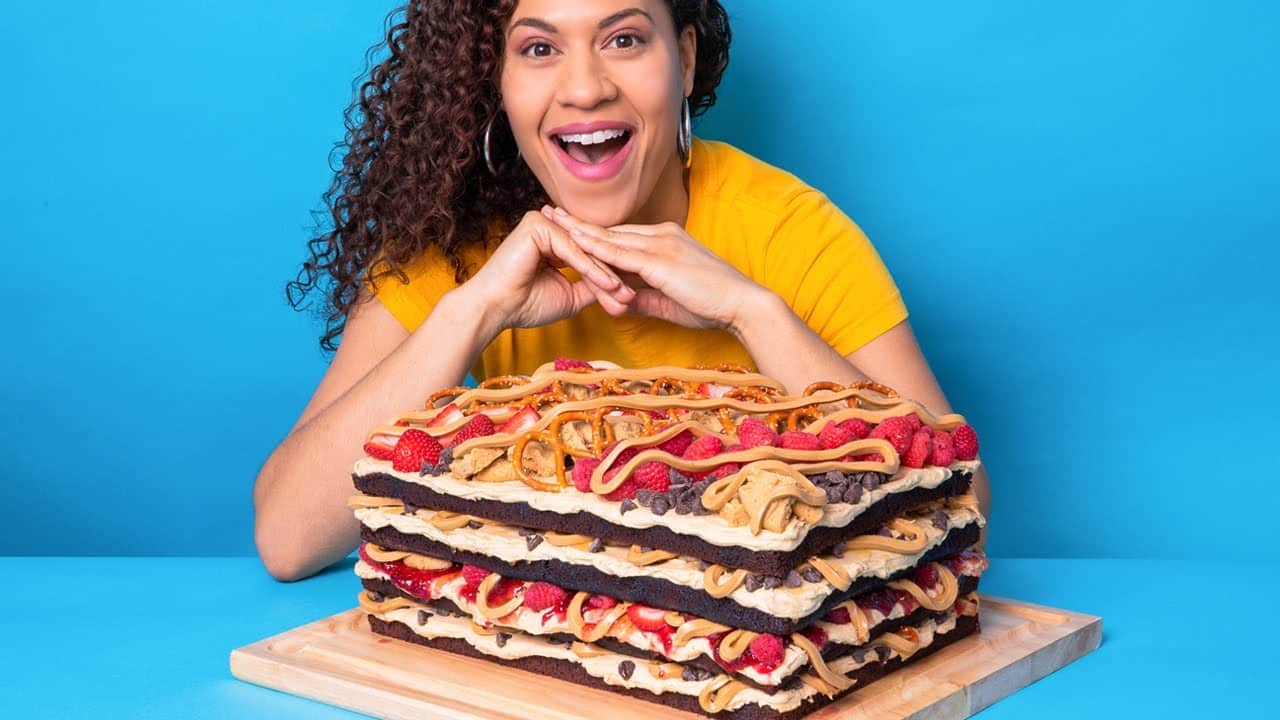 Giant Lasagna Cake