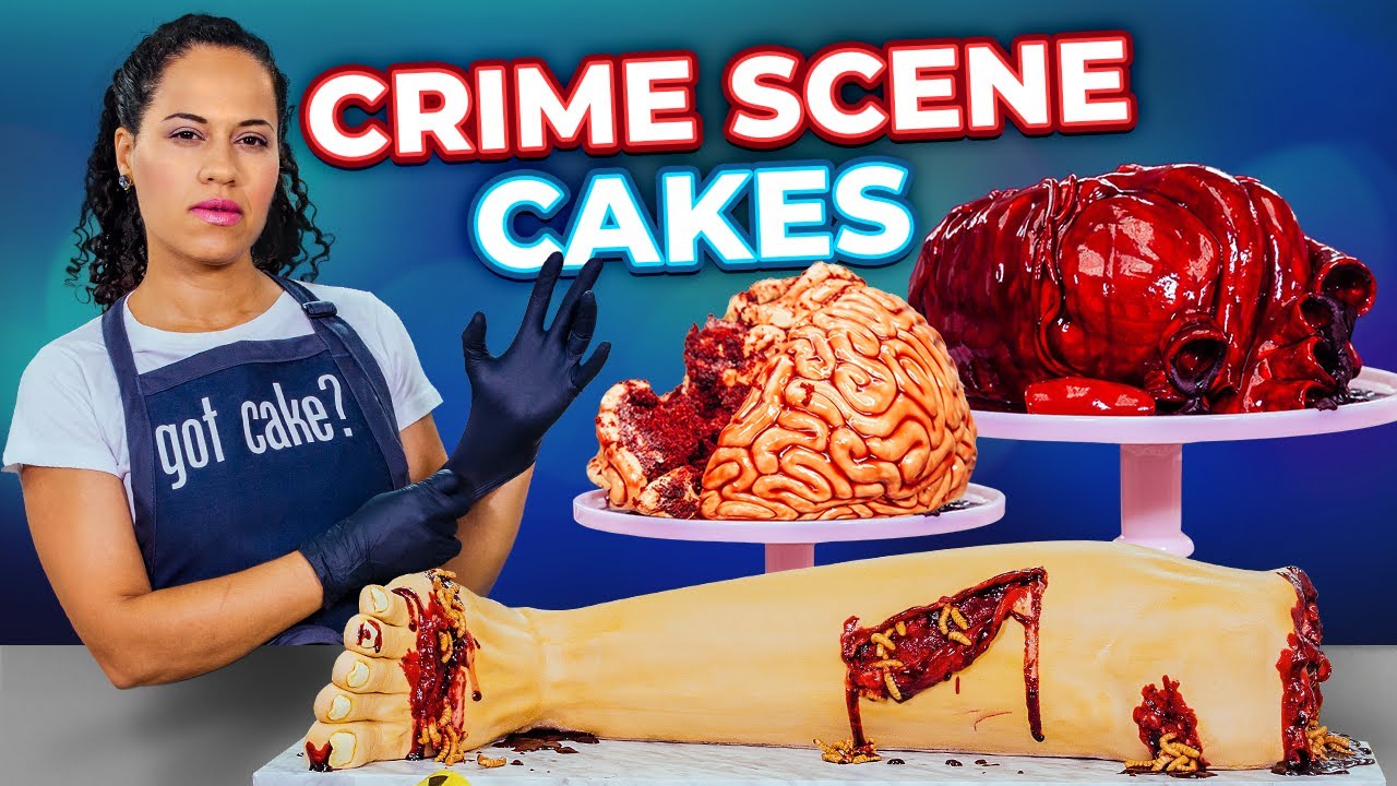 Crime Scene Cakes