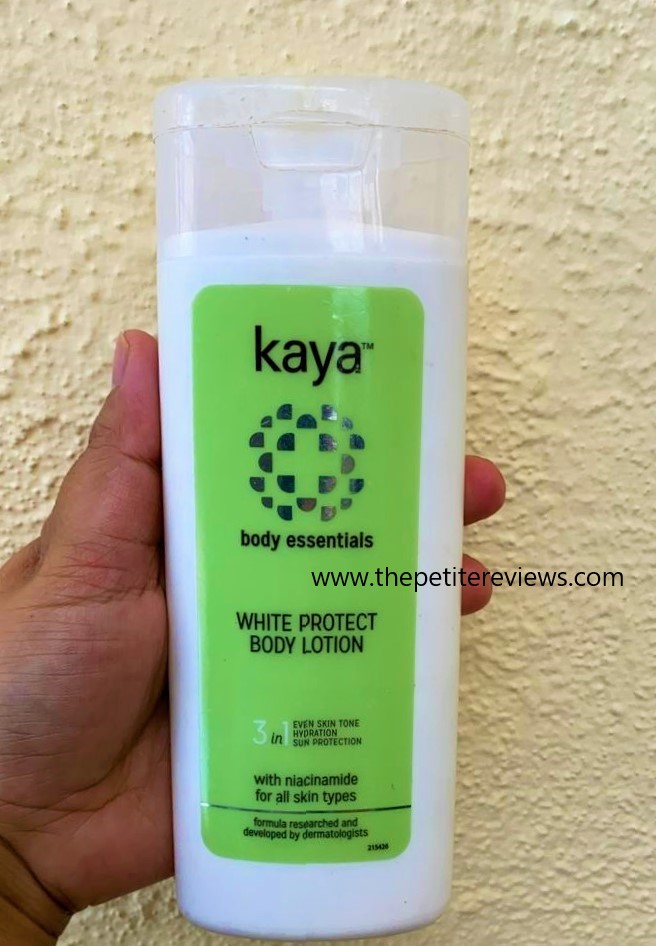 Kaya Body Essentials White Protect Body Lotion Review THE PETITE REVIEWS