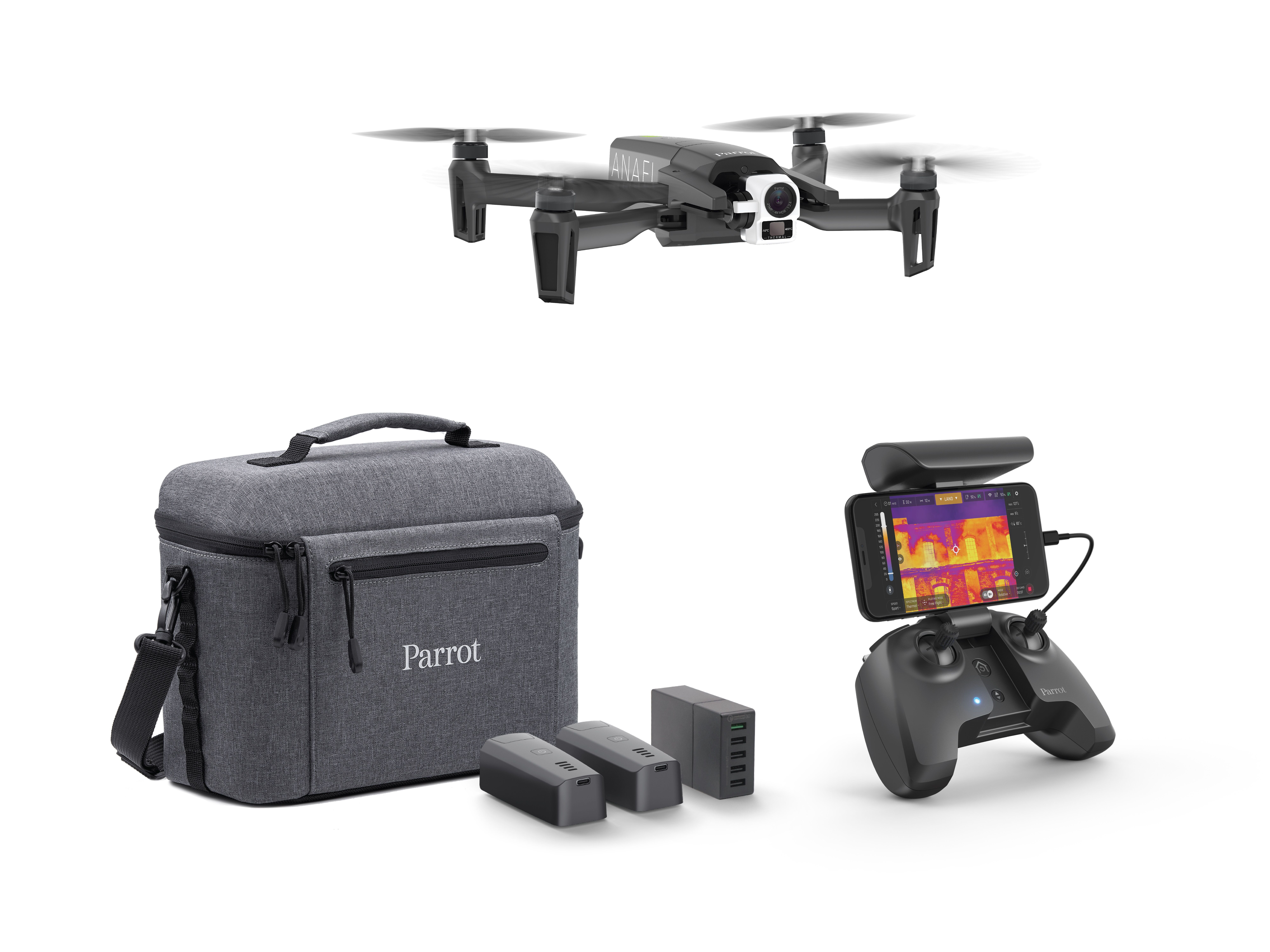 Drones, quads, tri's and everything related. The Parrot ANAFI Thermal Drone Does Thermal Imaging