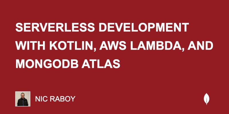 Mongodb On Linkedin Serverless Development With Kotlin Aws Lambda - Professional Mobile Space Photos | Free Download