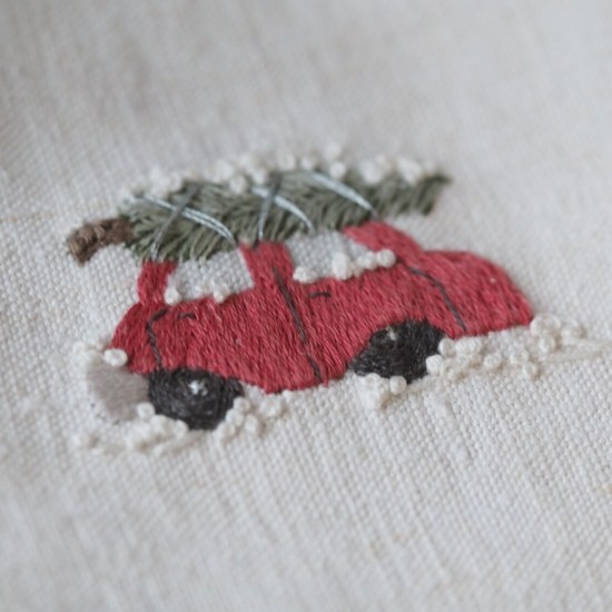 Tree Delivery Mini Embroidery Kit