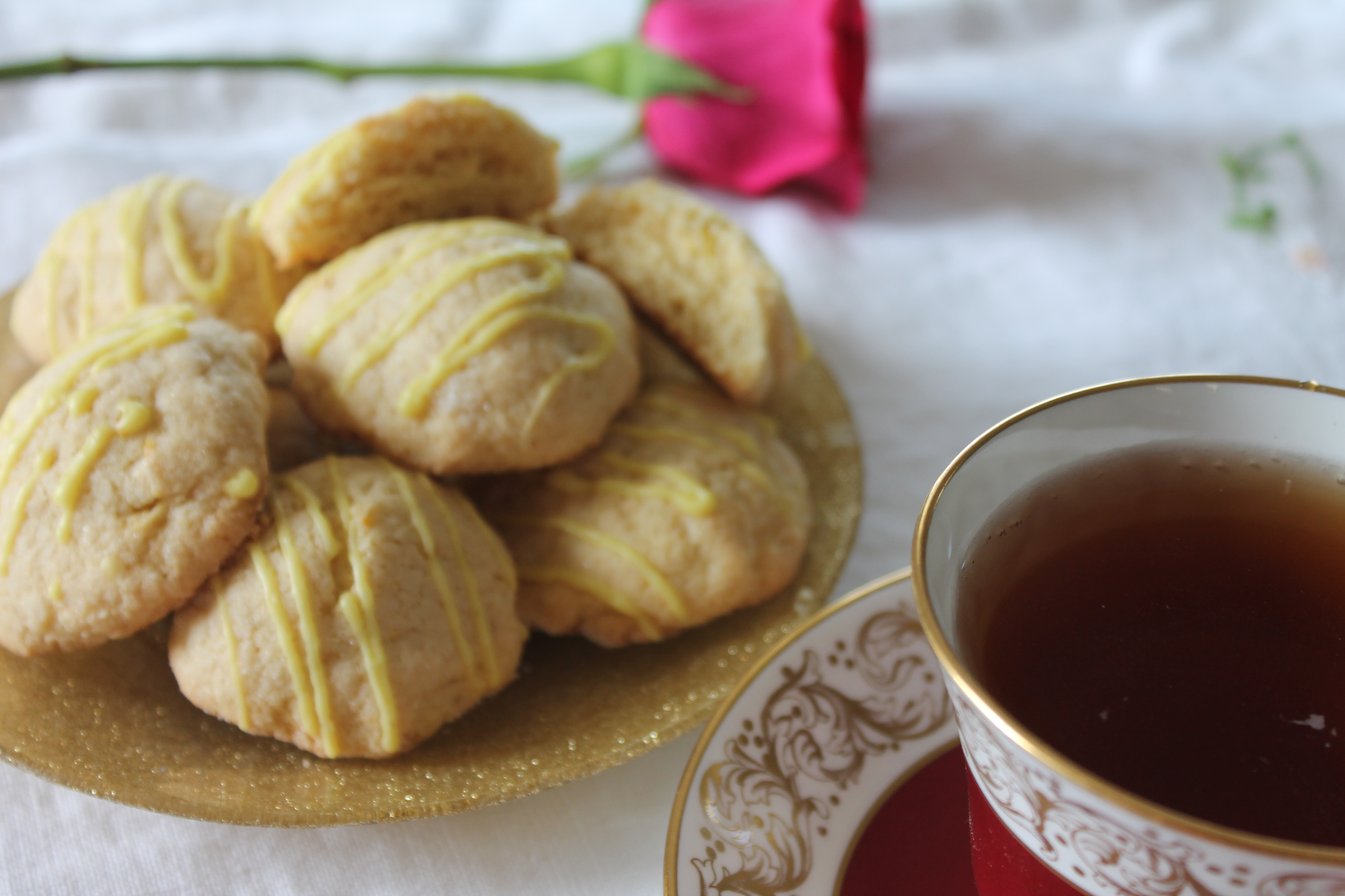 Lemon Ginger Tea Cookies