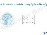 How To Create A Matrix Using Python Numpy The Security Buddy