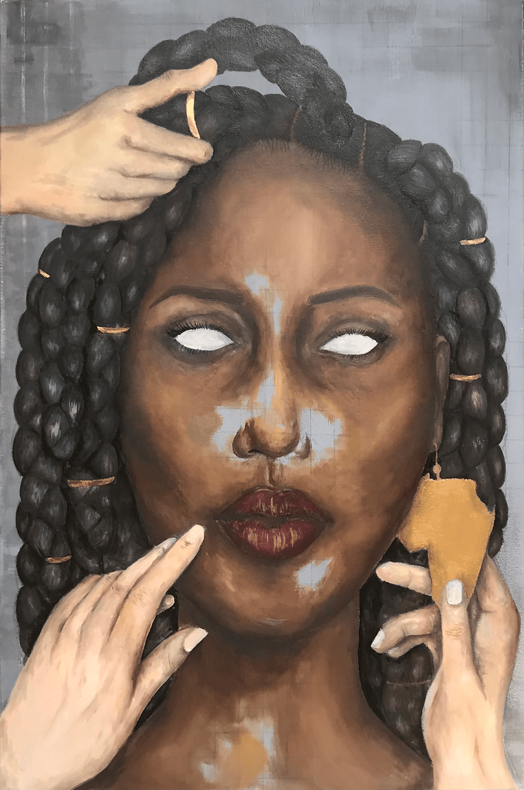 Yasmin Tijani painting
