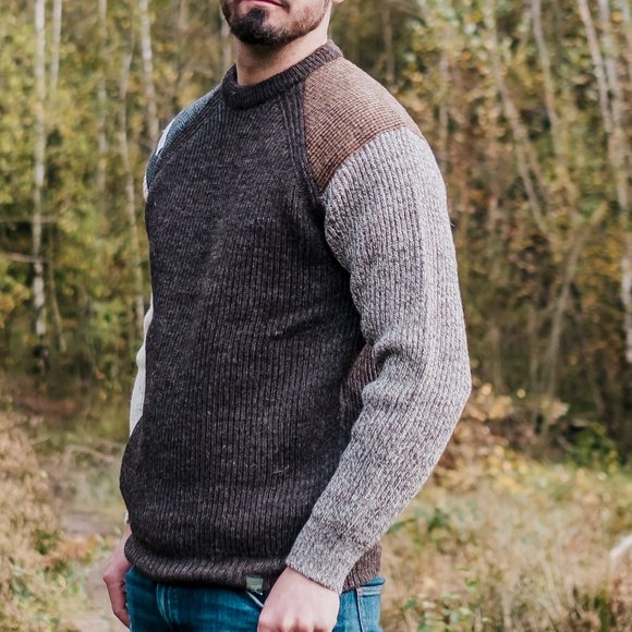 Tweed Jacob Sweater Scotland Wool | The 