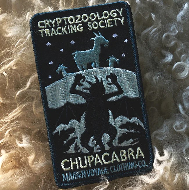 Chupacabra Cryptid Patch Iron On The Shepherd's Knot