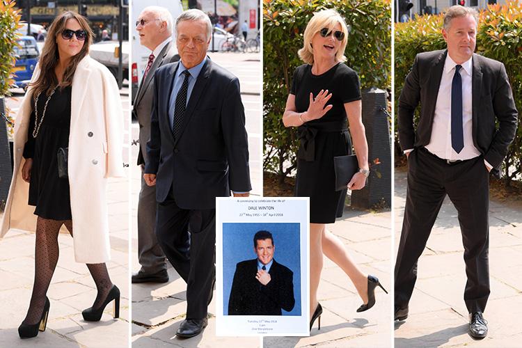 pics Steve Allen Dale Winton Funeral the sun