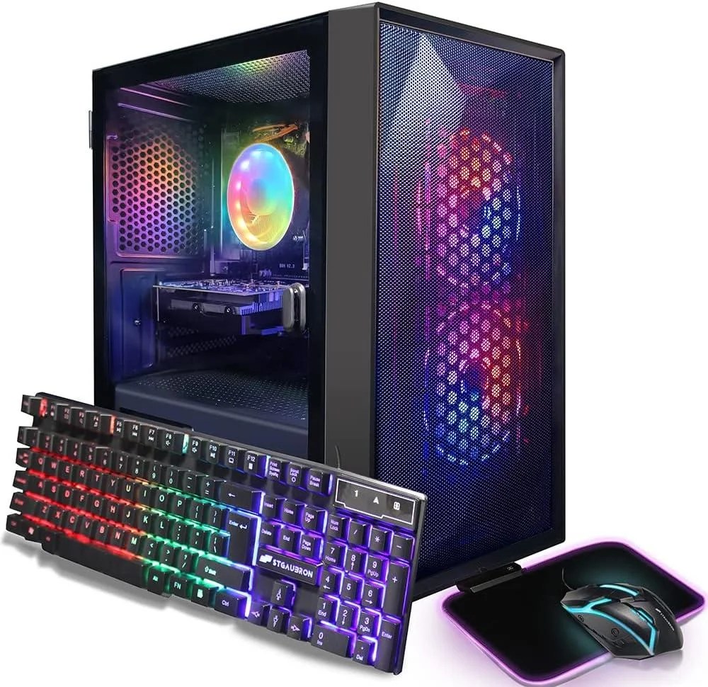 12 Best Gaming PC Under 500 In 2026 Tested Reviewed STGAubron Prebuilt Gaming PC Desktop Radeon RX 550 