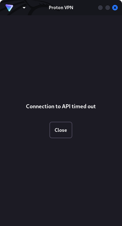 Fix &ldquo;Connection to API timed out&rdquo; error in Proton VPN | thetqweb