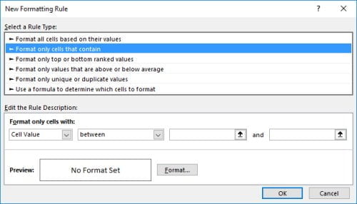Use Conditional Formatting To Highlight A Date Range The