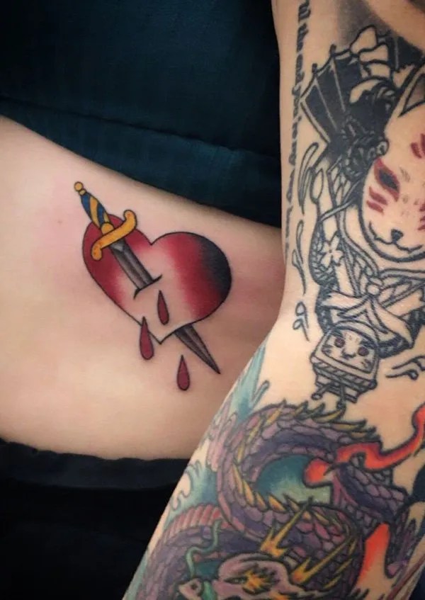 100 Awesome Heart Tattoos For Inspiration - The Trend Scout 847_x_600_jpg