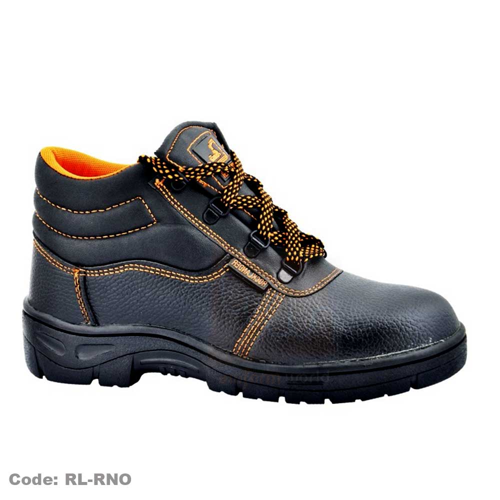 Black Safety Shoes Rocklander High Ankle RL-RNO Wholesale Supplier in ...