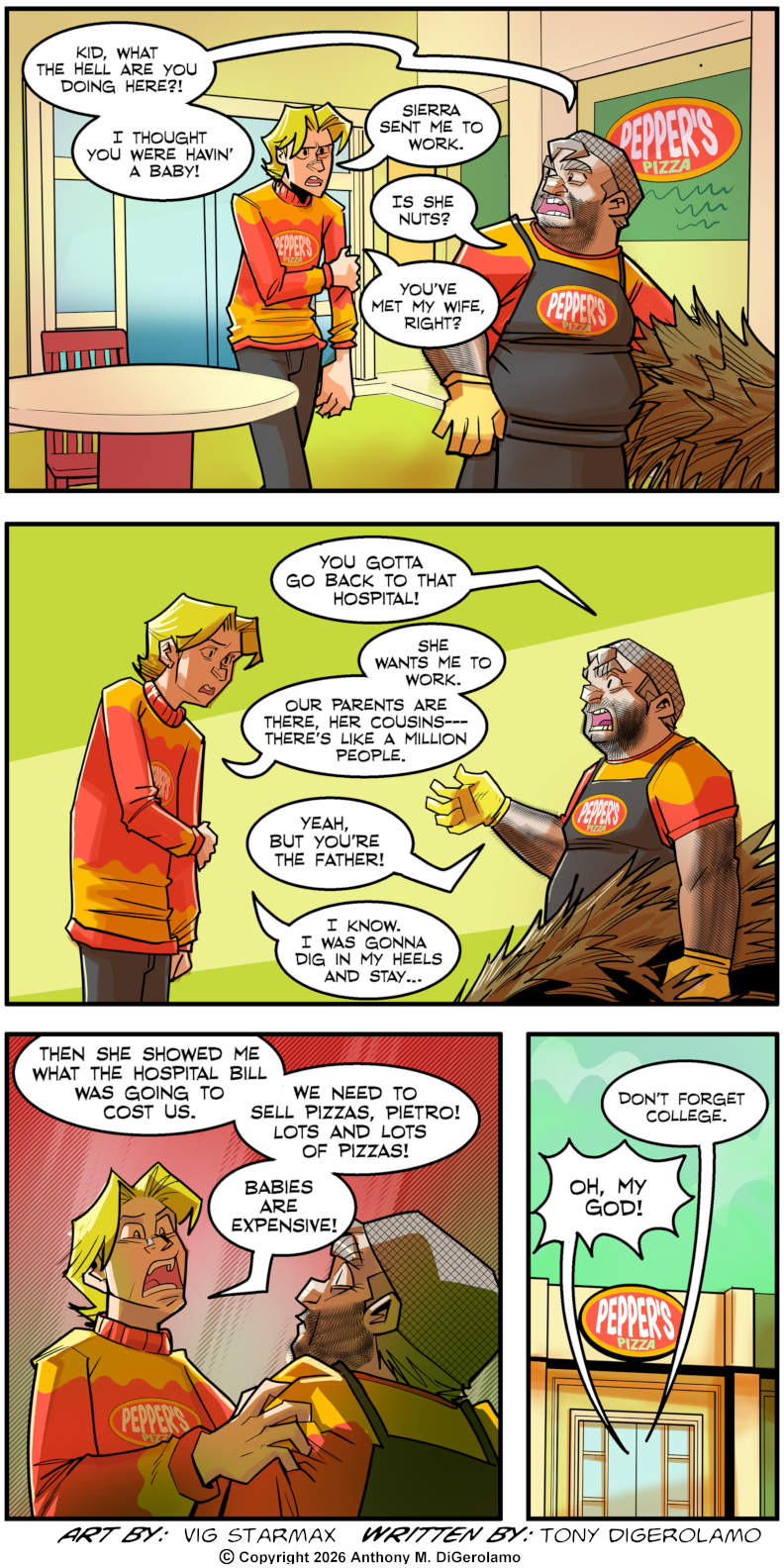 Tales of Pizza: The Baby is Coming…