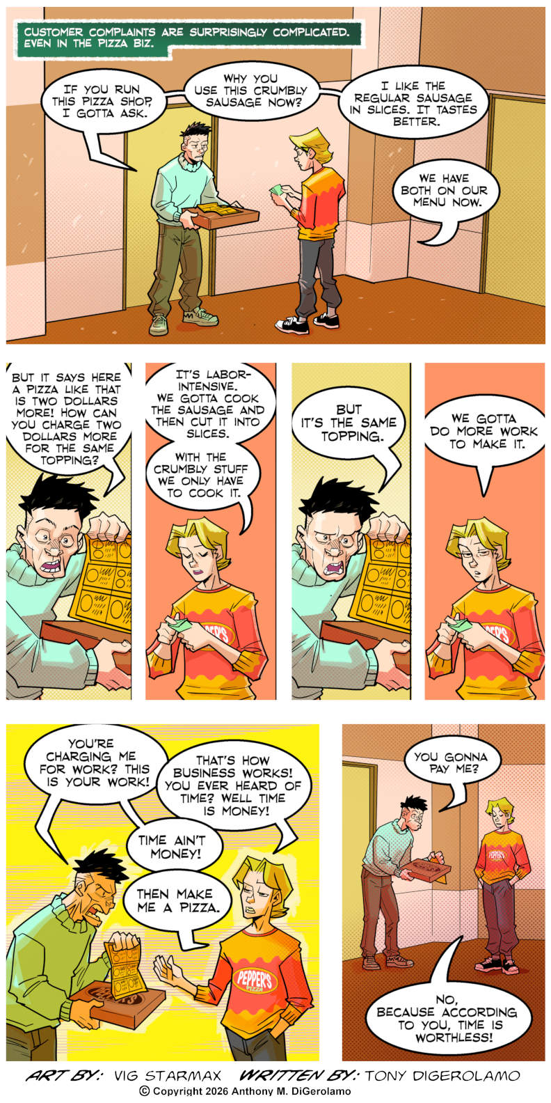 Tales of Pizza: Customer Change