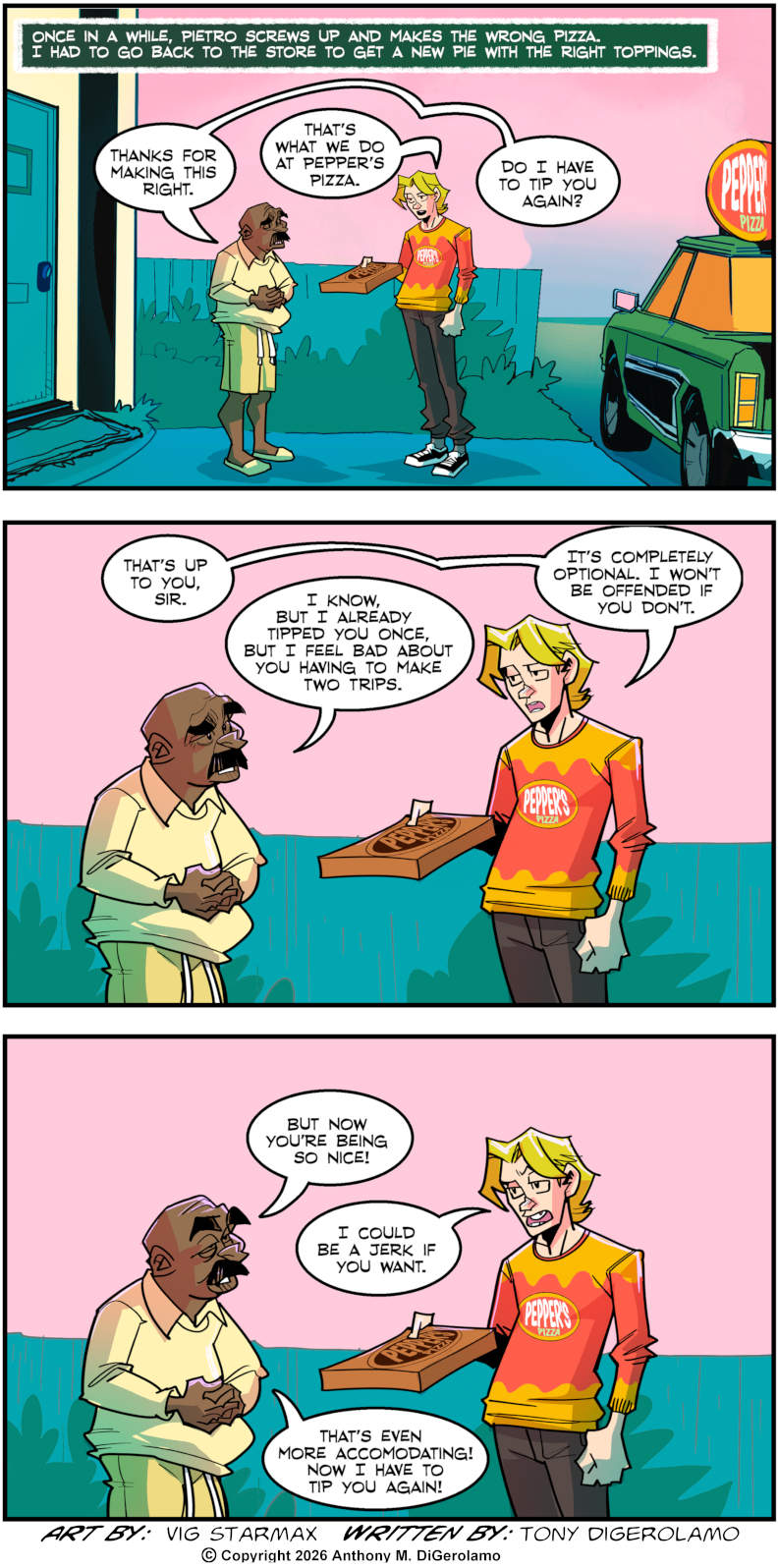 Tales of Pizza: Too Nice