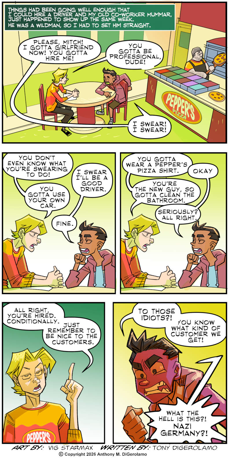 Tales of Pizza: The New Guy