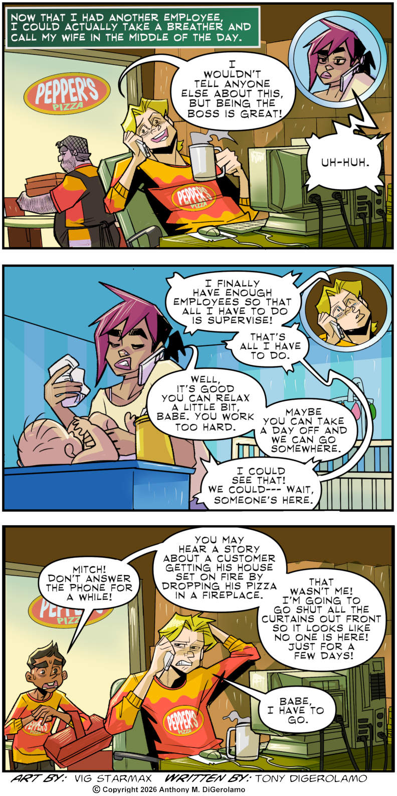 Tales of Pizza: It’s Good to be the Boss