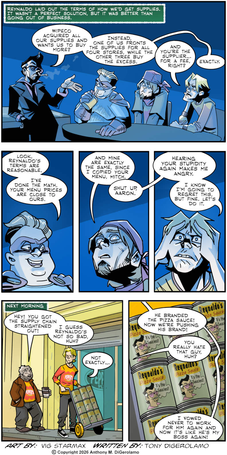 Tales of Pizza: Everyone Has a Boss