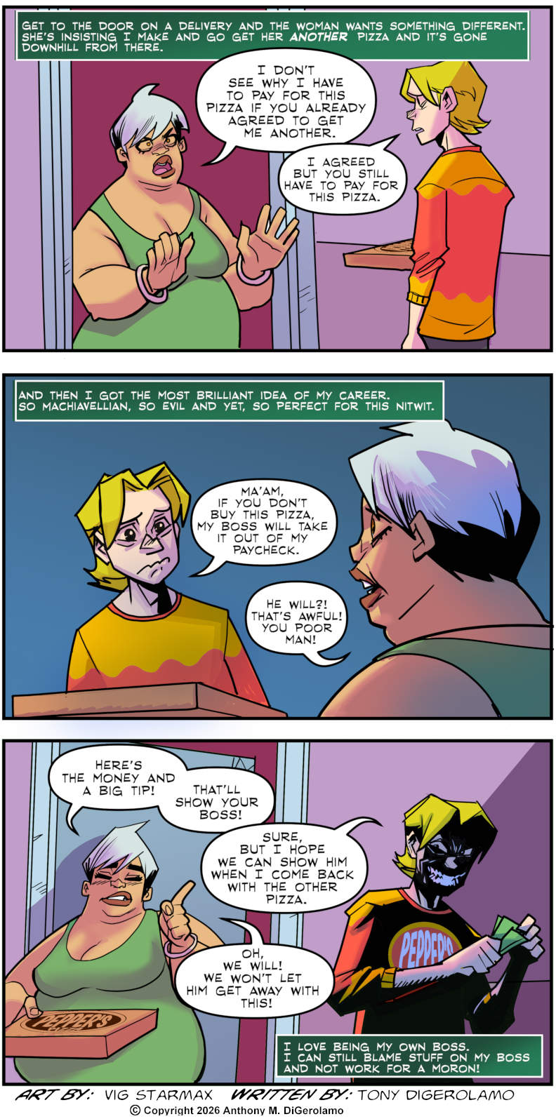 Tales of Pizza: Boss Sob Story