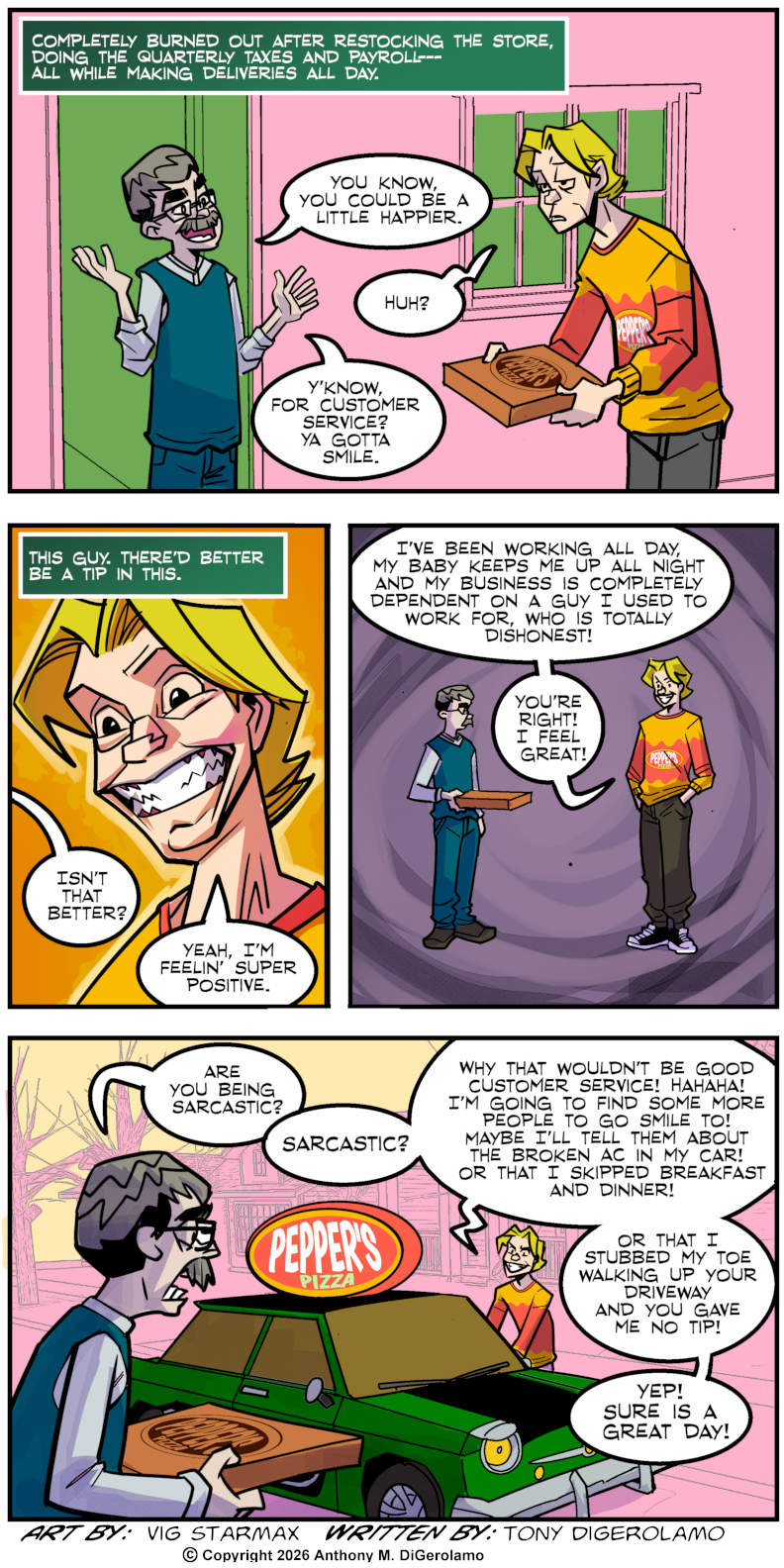 Tales of Pizza: Service With a Smile!